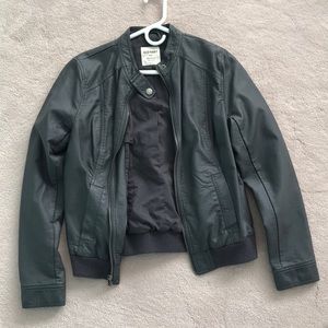 Faux leather jacket